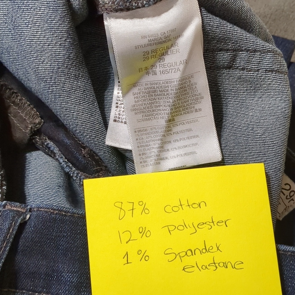 Gap Slim Straight Dark Blue Women's Jeans 29r (US8) - Picture 11 of 11